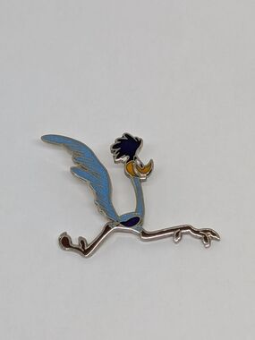 Vintage Looney Tunes Roadrunner Enamel Lapel Or Hat Pin Warner Bros. 1998